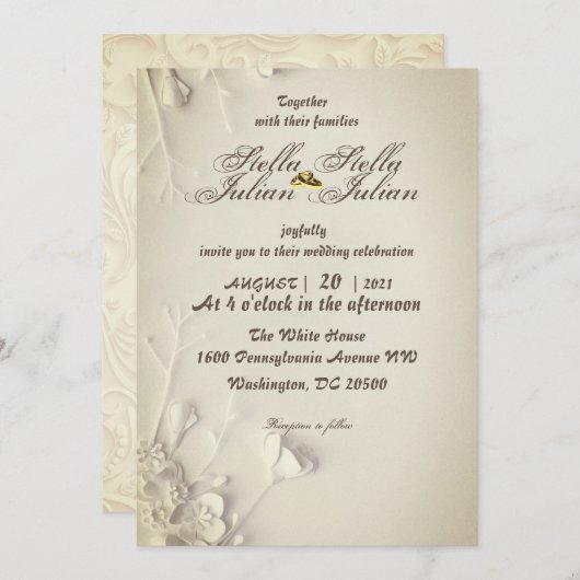 Einladung (Vorne/Hinten)