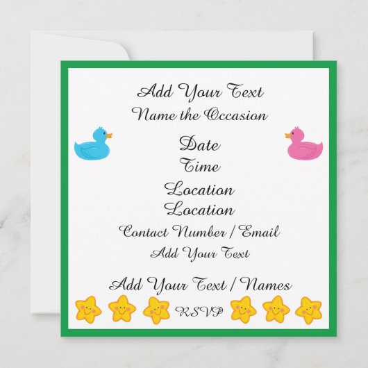 Einladung (Rückseite)