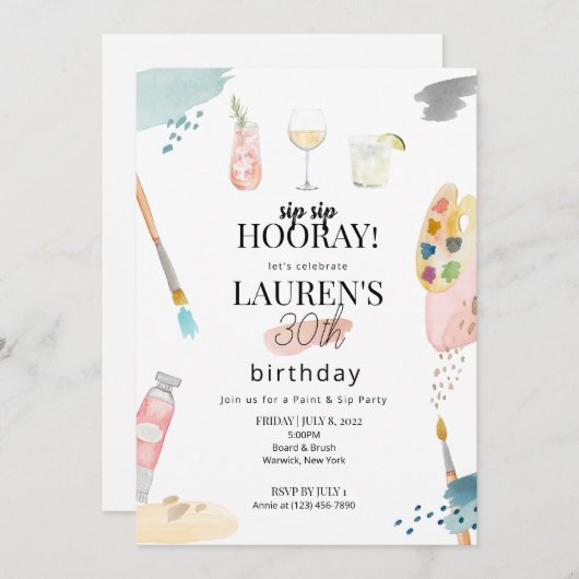 Einladung (Vorne/Hinten)