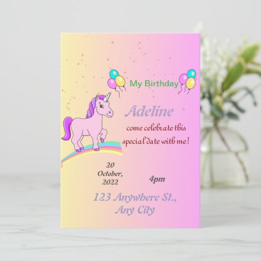 Einladung (Stehend Vorderseite)