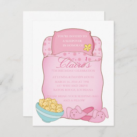 Einladung (Vorne/Hinten)