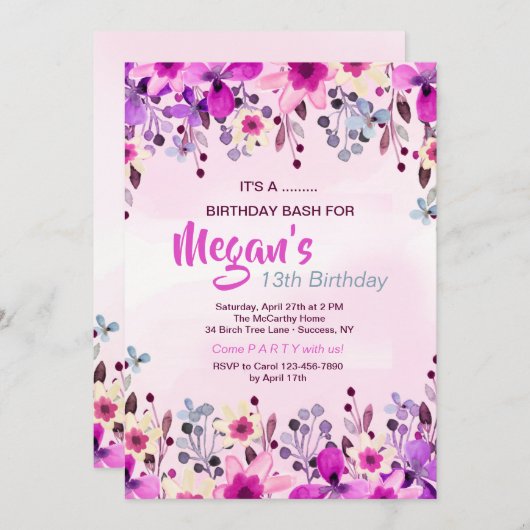 " EINLADUNG (Vorne/Hinten)