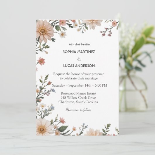 Einladung (Stehend Vorderseite)