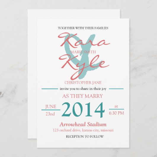 Einladung (Vorne/Hinten)