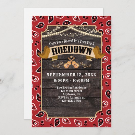 Einladung (Vorne/Hinten)