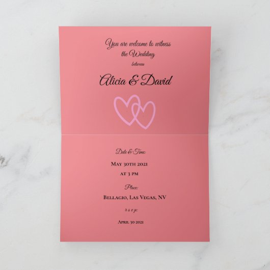 Einladung (Innenseite)