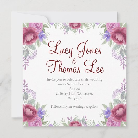 Einladung (Vorderseite)