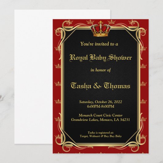 Einladung (Vorne/Hinten)