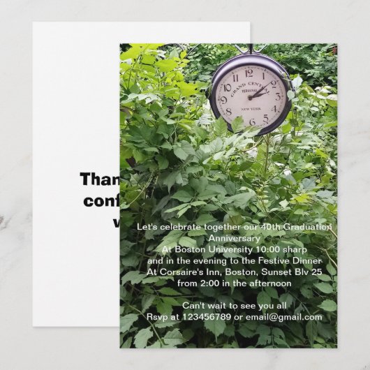 Einladung (Vorne/Hinten)