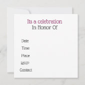 Einladung (Rückseite)