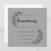 Einladung (Vorne/Hinten)