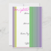 Einladung (Rückseite)