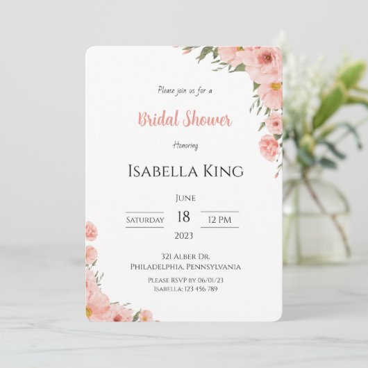 Einladung (Stehend Vorderseite)