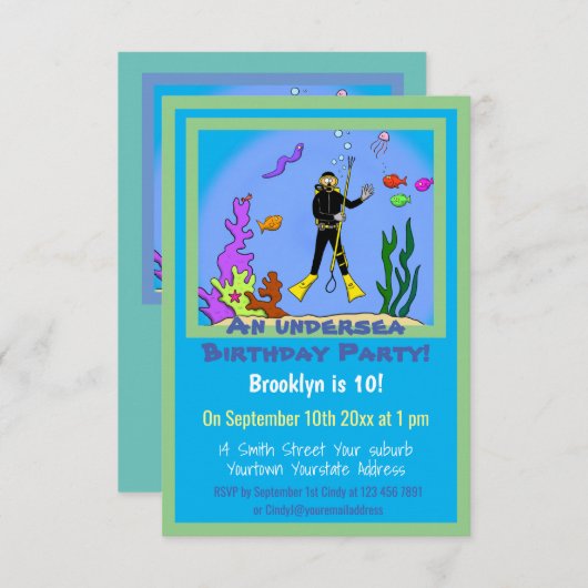 Einladung (Vorne/Hinten)