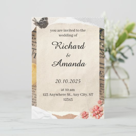 Einladung (Stehend Vorderseite)