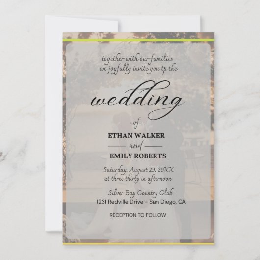 Einladung (Vorderseite)