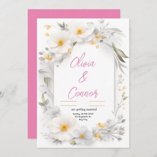 Einladung (Vorne/Hinten)