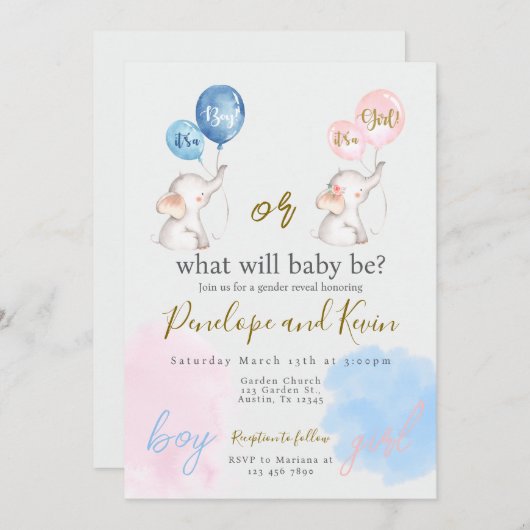 Einladung (Vorne/Hinten)