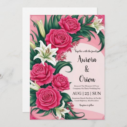 Einladung (Vorne/Hinten)