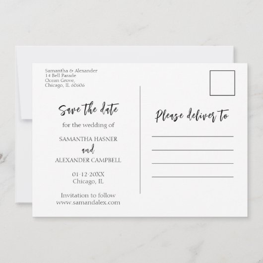 Einladung (Rückseite)