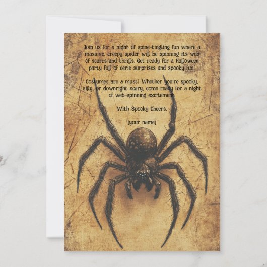 🕷️ EINLADUNG (Rückseite)