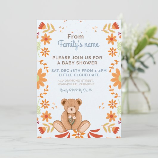 Einladung (Stehend Vorderseite)