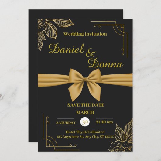 Einladung (Vorne/Hinten)