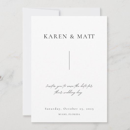 Einladung (Vorderseite)