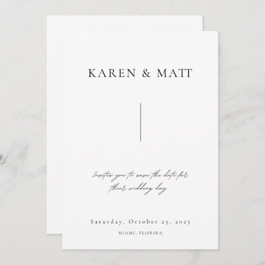 Einladung (Vorne/Hinten)