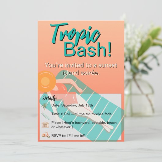 Einladung (Stehend Vorderseite)