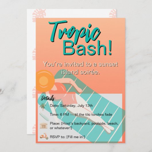 Einladung (Vorne/Hinten)