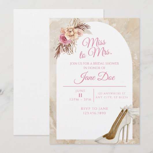 Einladung (Vorne/Hinten)