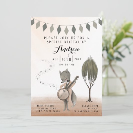 Einladung (Stehend Vorderseite)