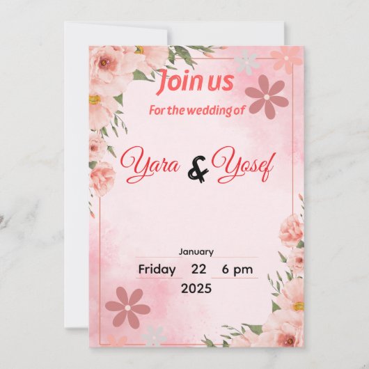 Einladung (Vorderseite)