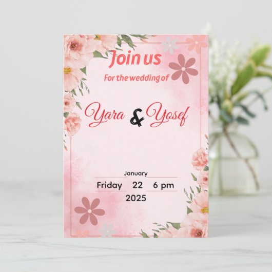 Einladung (Stehend Vorderseite)