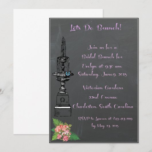 Einladung (Vorne/Hinten)