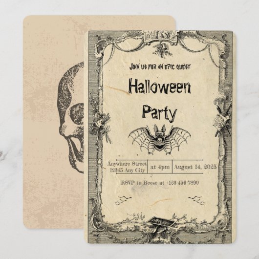 Einladung (Vorne/Hinten)