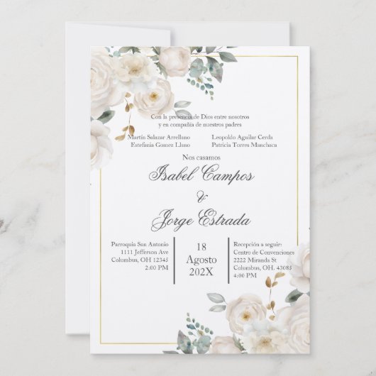 Einladung (Vorderseite)