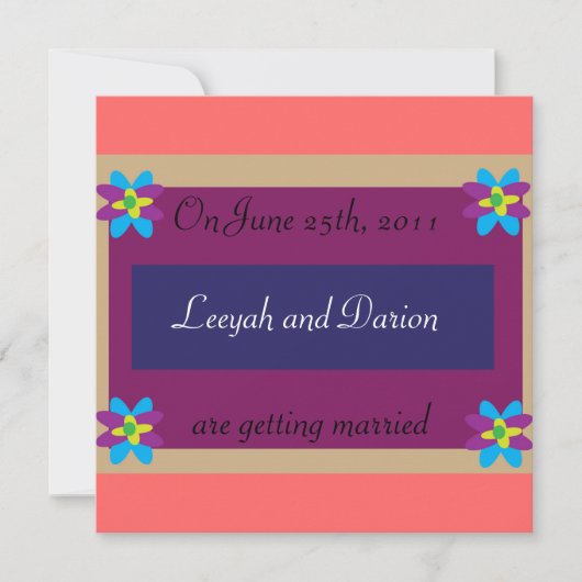 Einladung (Vorderseite)