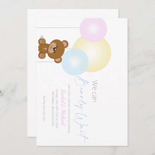 Einladung (Vorne/Hinten)