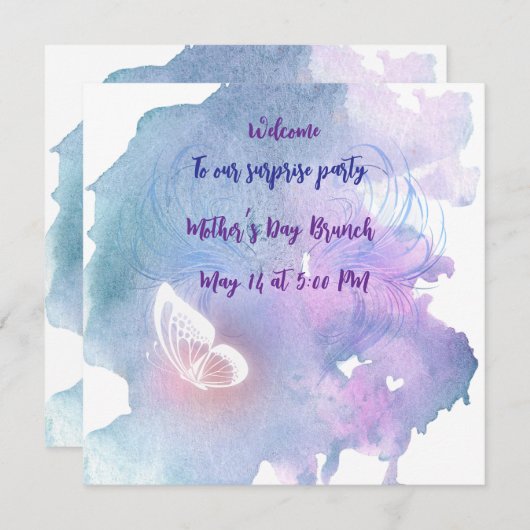 Einladung (Vorne/Hinten)