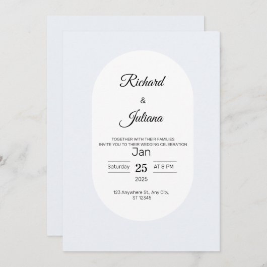 Einladung (Vorne/Hinten)