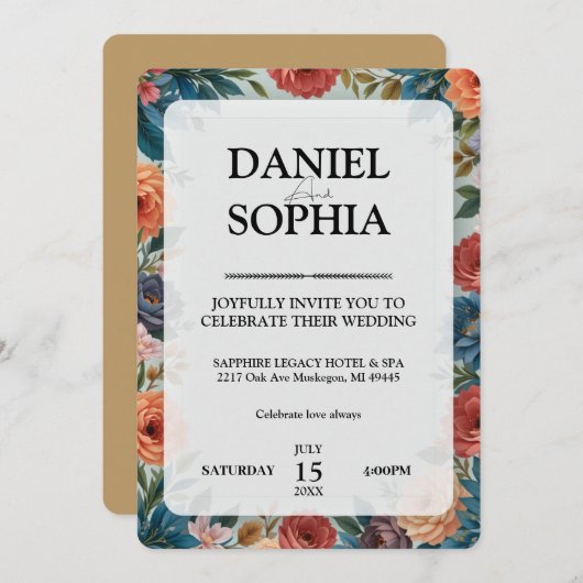 Einladung (Vorne/Hinten)