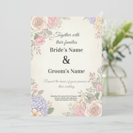 Einladung (Stehend Vorderseite)