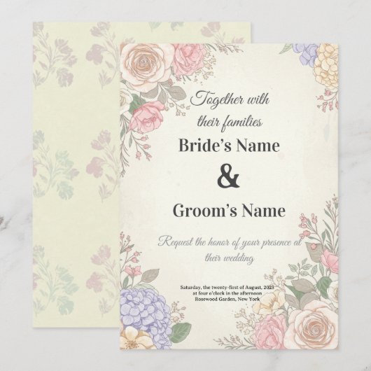 Einladung (Vorne/Hinten)