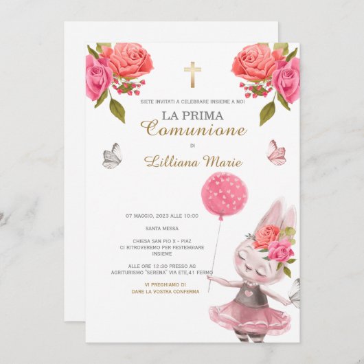 Einladung (Vorne/Hinten)