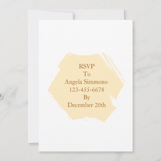 Einladung (Rückseite)