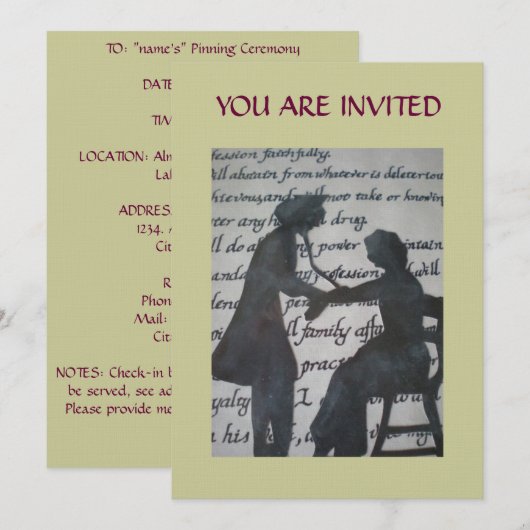 Einladung (Vorne/Hinten)