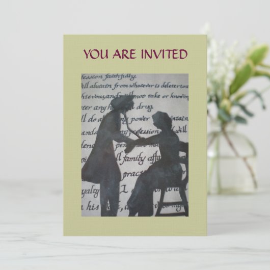 Einladung (Stehend Vorderseite)