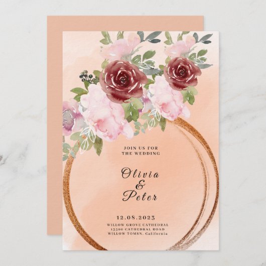 Einladung (Vorne/Hinten)